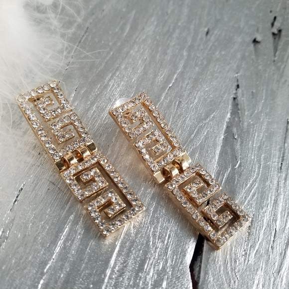 RHINESTONES Earrings - Picture 3 of 4